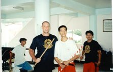 Master Lee training with Doce Pares at Cebu city Philippines 