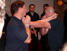 Master Lee and Tony demonstrating at The Gathering Sacremento California